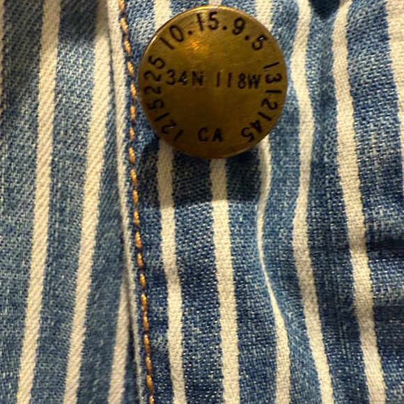 Current/Elliott Denim Button-Up Romper - Picture 9 of 9